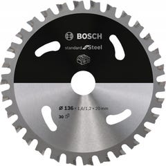 Lame de scie circulaire 136x1.6/1.2x20 Z30 Bosch 0