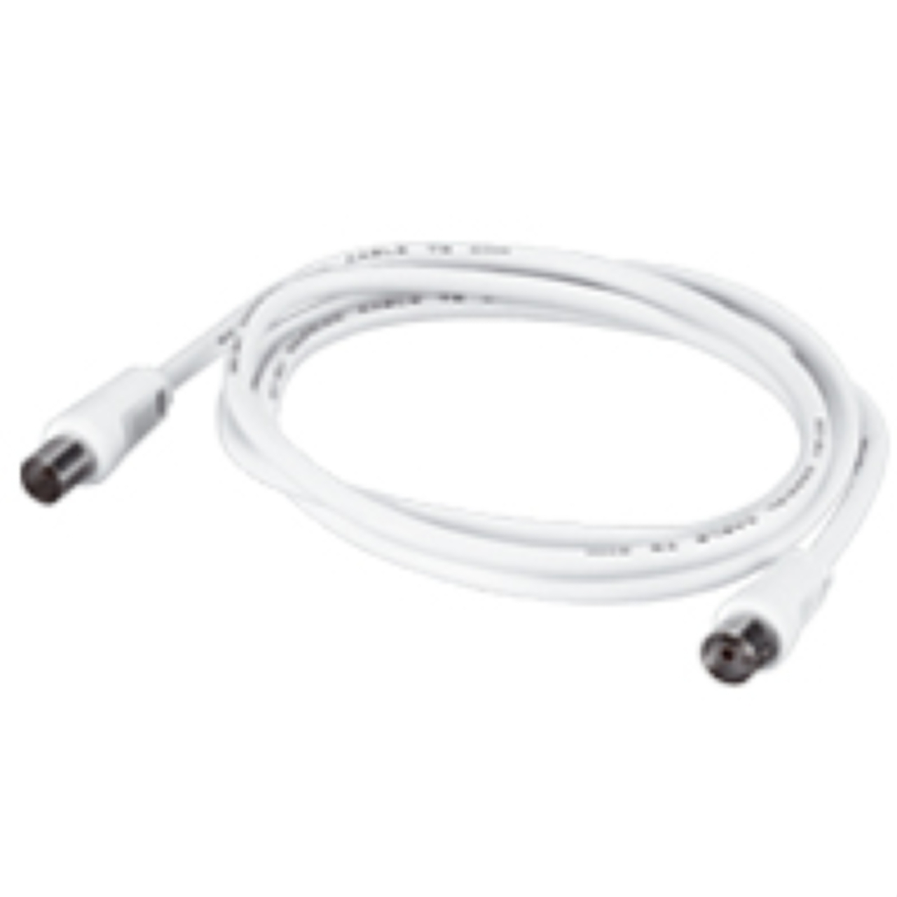 cordon télévision - 2 mètres - mâle / femelle - 9.52 mm - legrand 091024