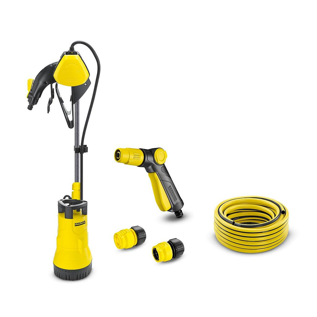 Pompe pour récupérateur d'eau de pluie 400W 3800 L/h avec set d'arrosage BP 1 Barrel Set 1.645-465.0 Karcher