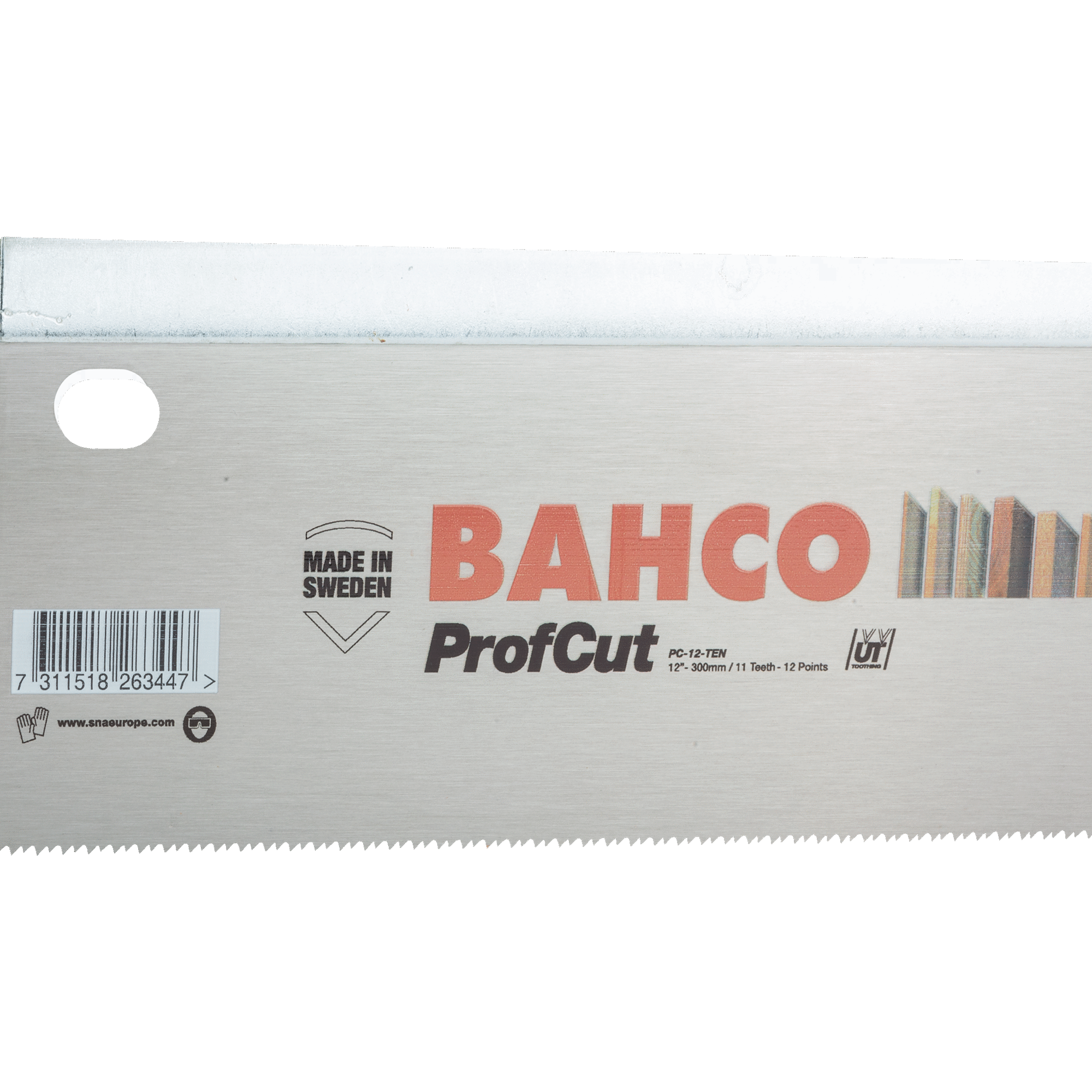 Scie égoïne à dos ProfCut 30 cm à denture UT pour matériaux d'épaisseur moyenne PC-12-TEN Bahco 2