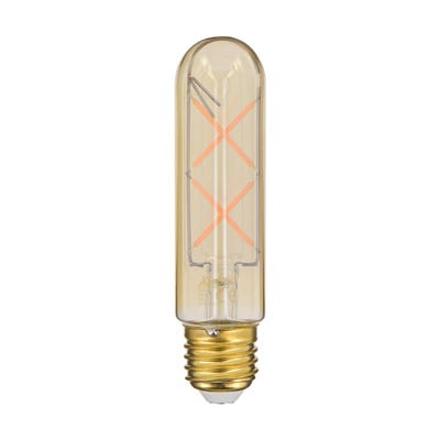 Ampoule LED (T125) Tube / Vintage au verre ambré, culot E27, 4W cons. (30W eq.), 323 lumens, lumière blanc chaud 0