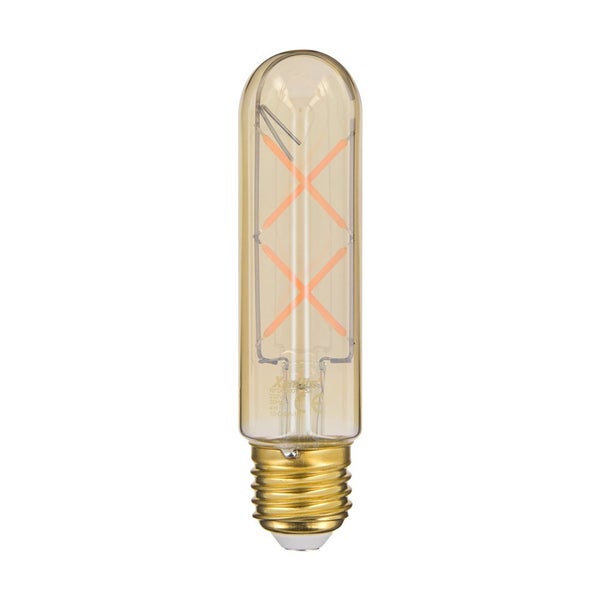 Ampoule LED (T125) Tube / Vintage au verre ambré, culot E27, 4W cons. (30W eq.), 323 lumens, lumière blanc chaud 0