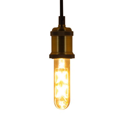Ampoule LED (T125) Tube / Vintage au verre ambré, culot E27, 4W cons. (30W eq.), 323 lumens, lumière blanc chaud 1