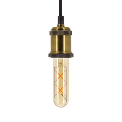 Ampoule LED (T125) Tube / Vintage au verre ambré, culot E27, 4W cons. (30W eq.), 323 lumens, lumière blanc chaud 2