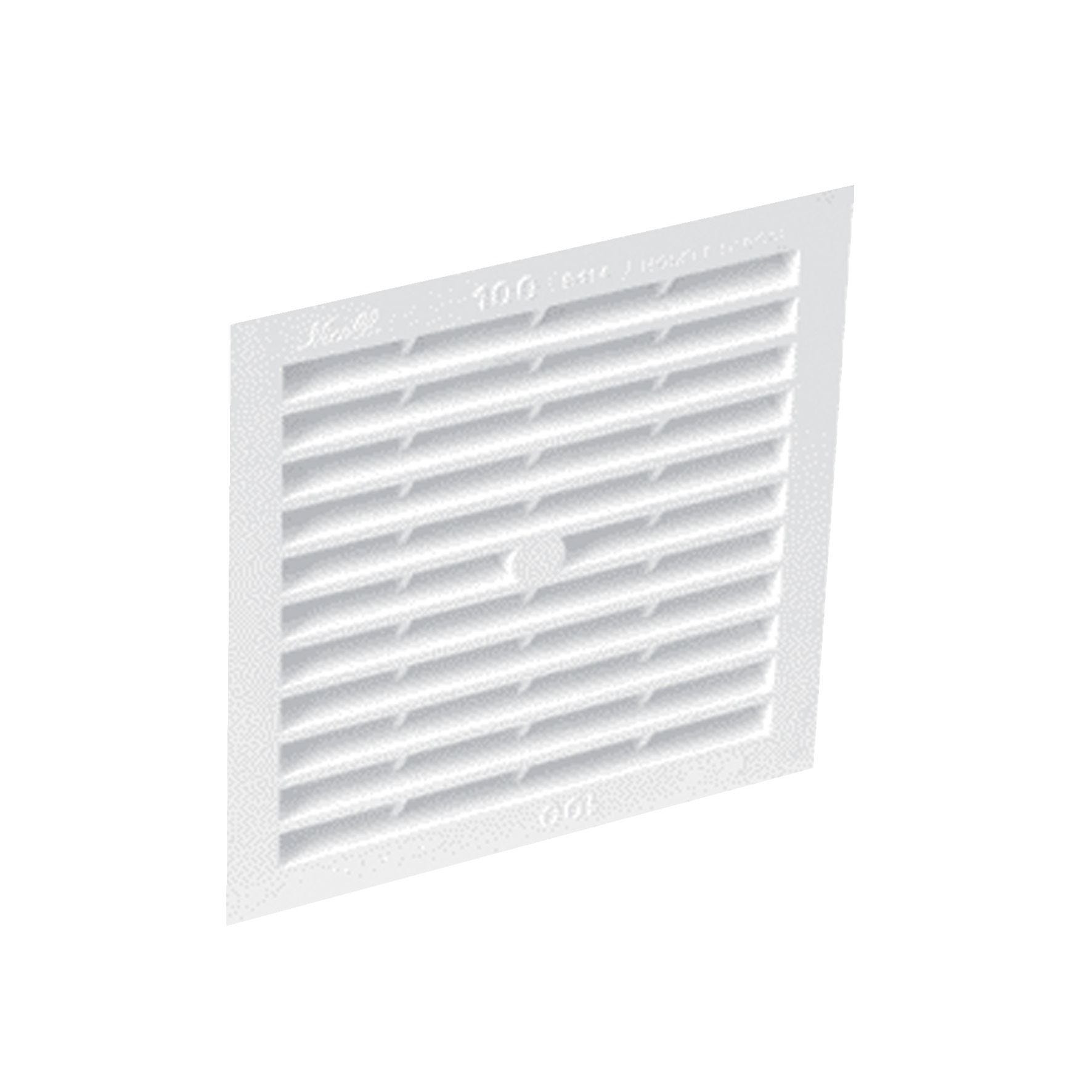 Grille de ventilation en applique Type 50cm² carrée 100x100mm - NICOLL - 1B64 2