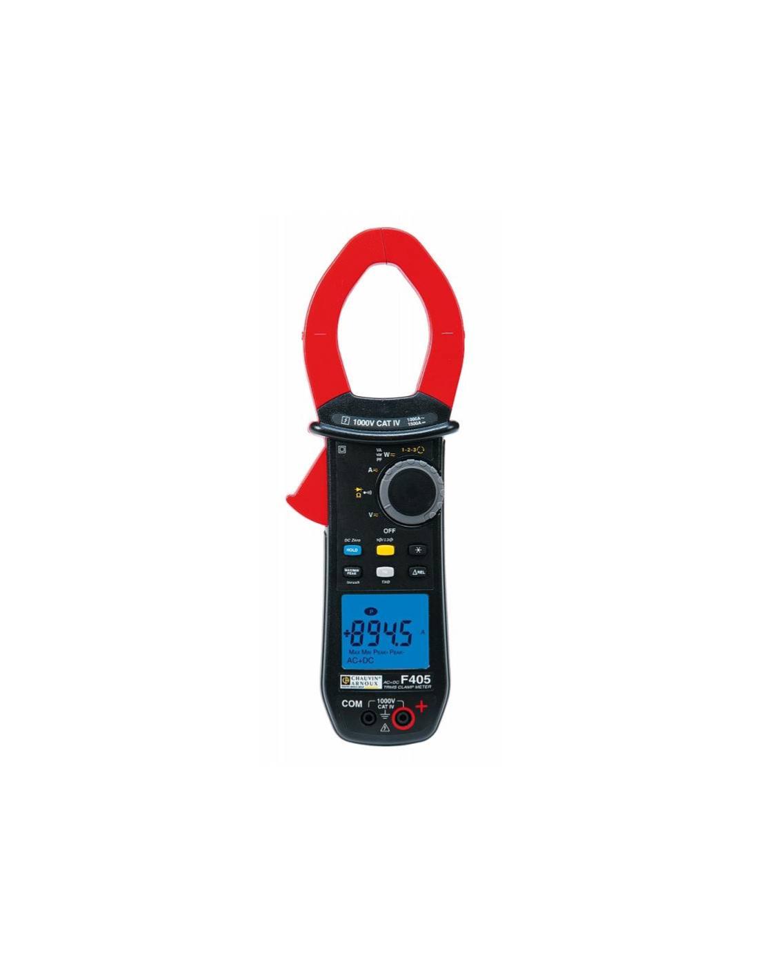 Pince Multimètre F405 Ac+dc Trms 1000aac/1500adc - P01120945 - Chauvin Arnoux