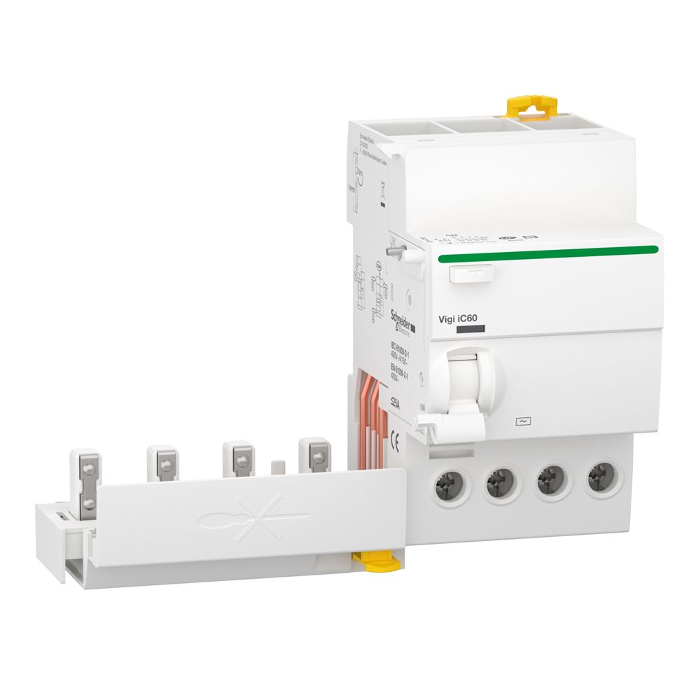 Bloc différentiel ACTI9 Vigi iC60 4P type AC 25A 300mA - SCHNEIDER ELECTRIC - A9Q14425