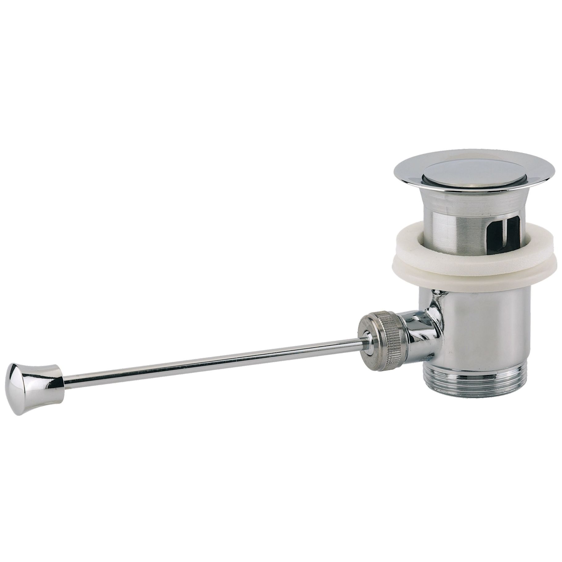 Bonde automatique laiton pour lavabo avec tirette horizontale - VALENTIN - 00 100300 000 00