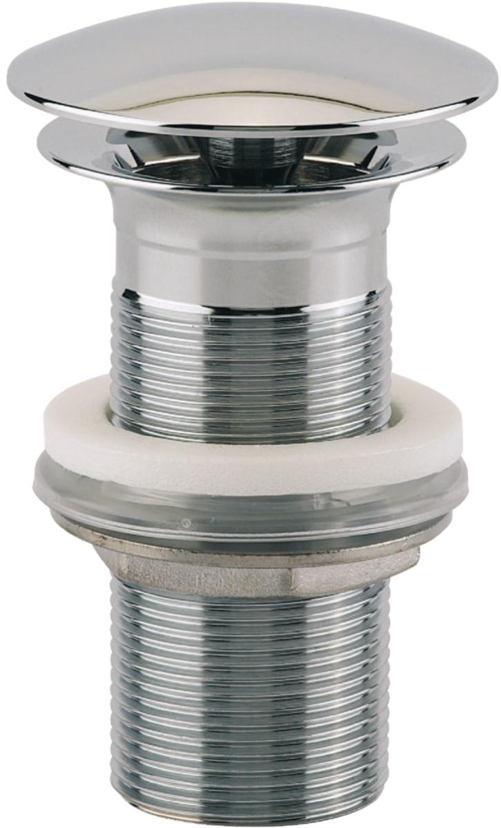 bonde champignon - diamètre 63 - laiton chromé - hauteur 10 mm - sans lanterne - sortie fileté 33x42 - valentin 12350000000