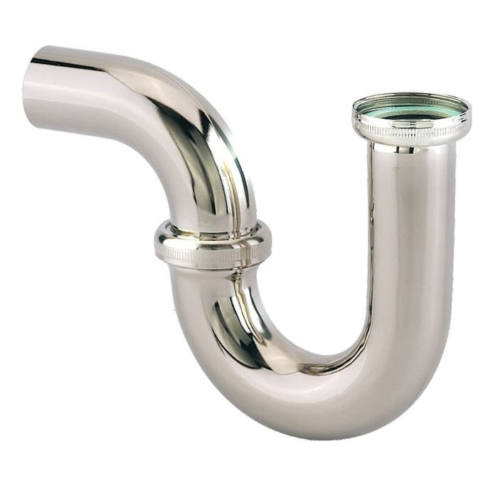 Siphon tube de lavabo en laiton chromé - VALENTIN - 16710000800 0