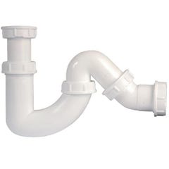 Siphon tube pour lavabo Blanc Valentin 0