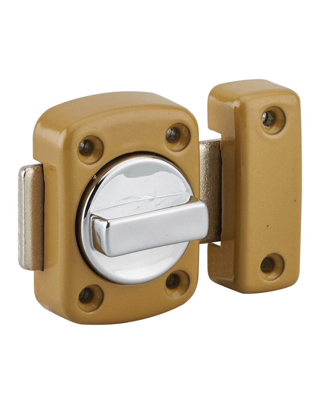 Thirard - Verrou À Bouton Concorde Pour Porte Intérieure, 30mm, Acier, Époxy Bronze