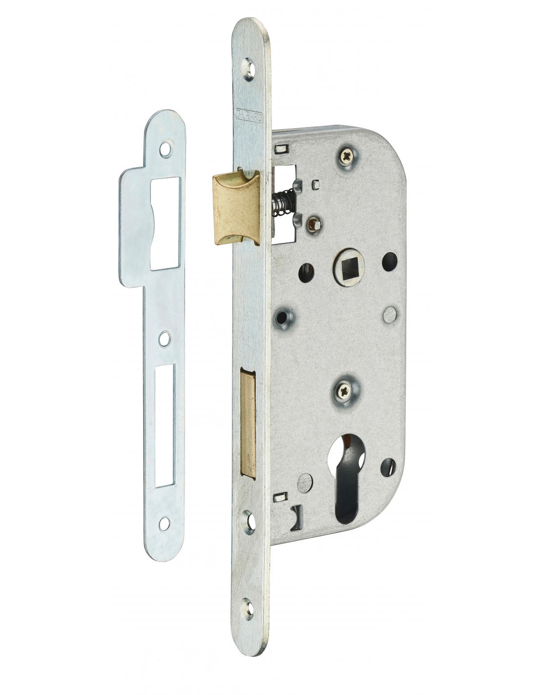 Thirard - Boitier De Serrure Encastrable À Cylindre Pour Porte D'entrée, Axe 40mm, Bouts Carrés, Zingué