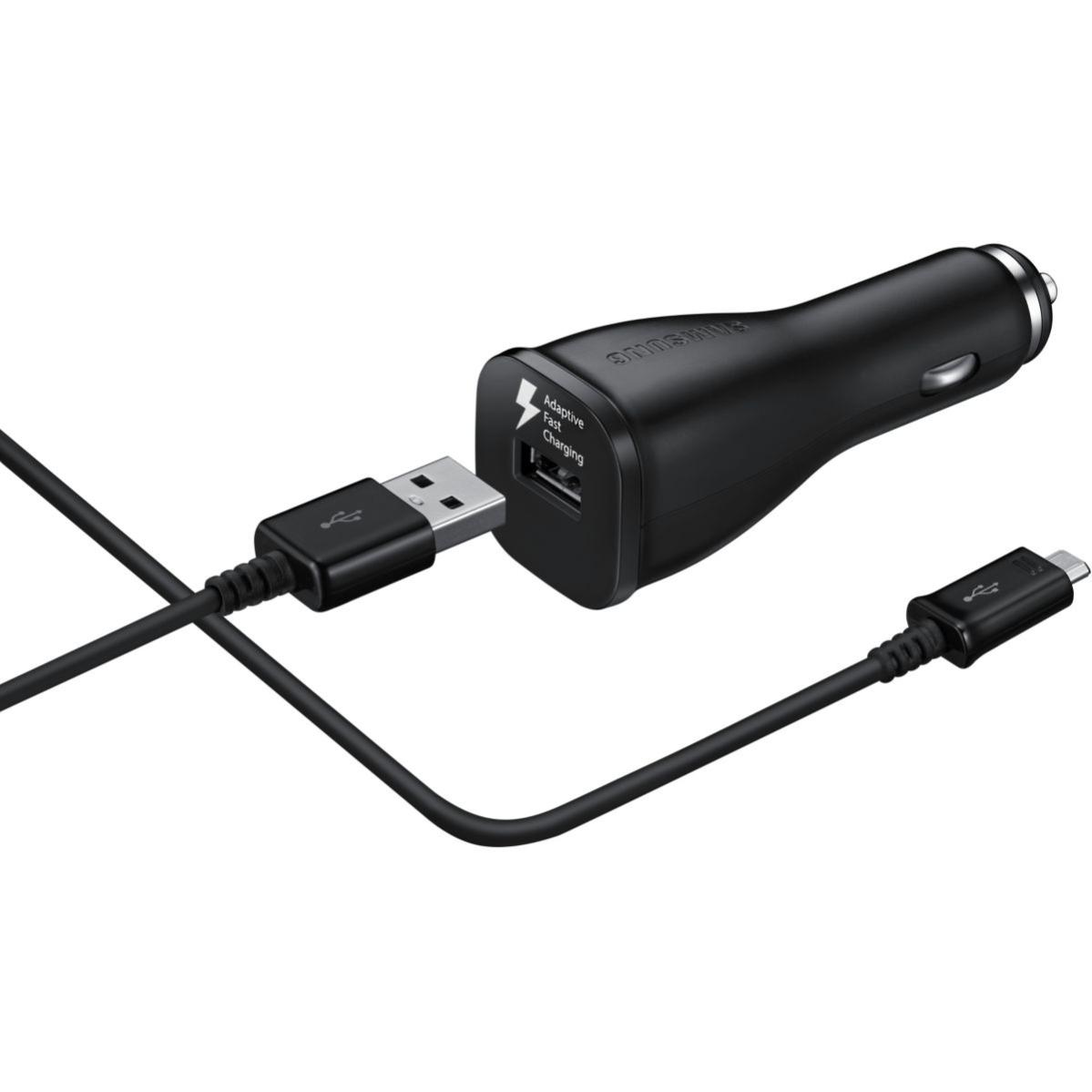 Chargeur allume-cigare SAMSUNG allume cigare (2A)/Cable Micro USB/AFC