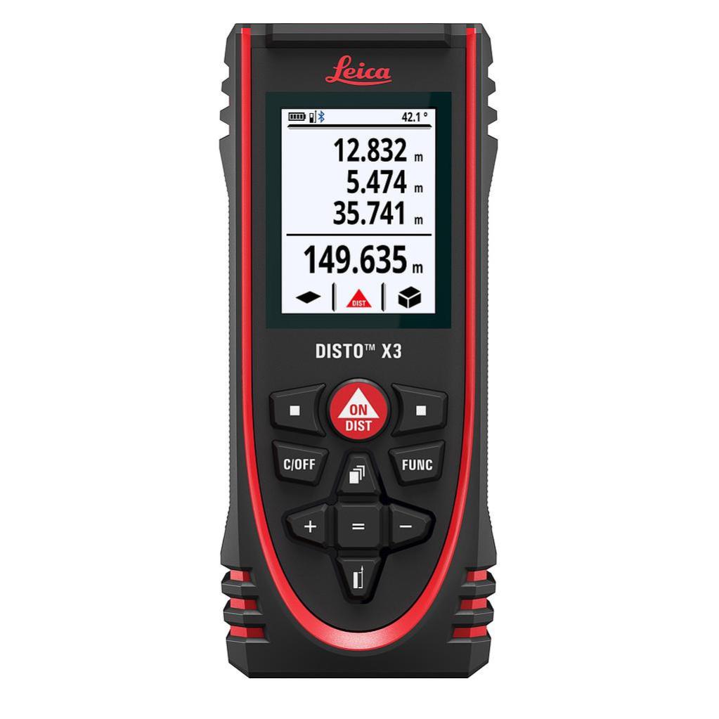 Télémètre laser bluetooth portée 150 m DISTO X3 Leica