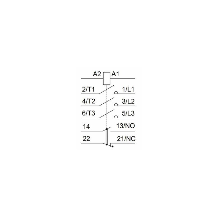 contacteur tesys d - 12a - 3 pôles - 1f+1o - 24v dc - ac-3 - ap - schneider electric lc1d12bd 1