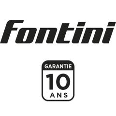FONTINI- DIMBLER - Interrupteur Va & Vient Porcelaine Blanche Coque Nickel Satiné Réf. 60308513 1
