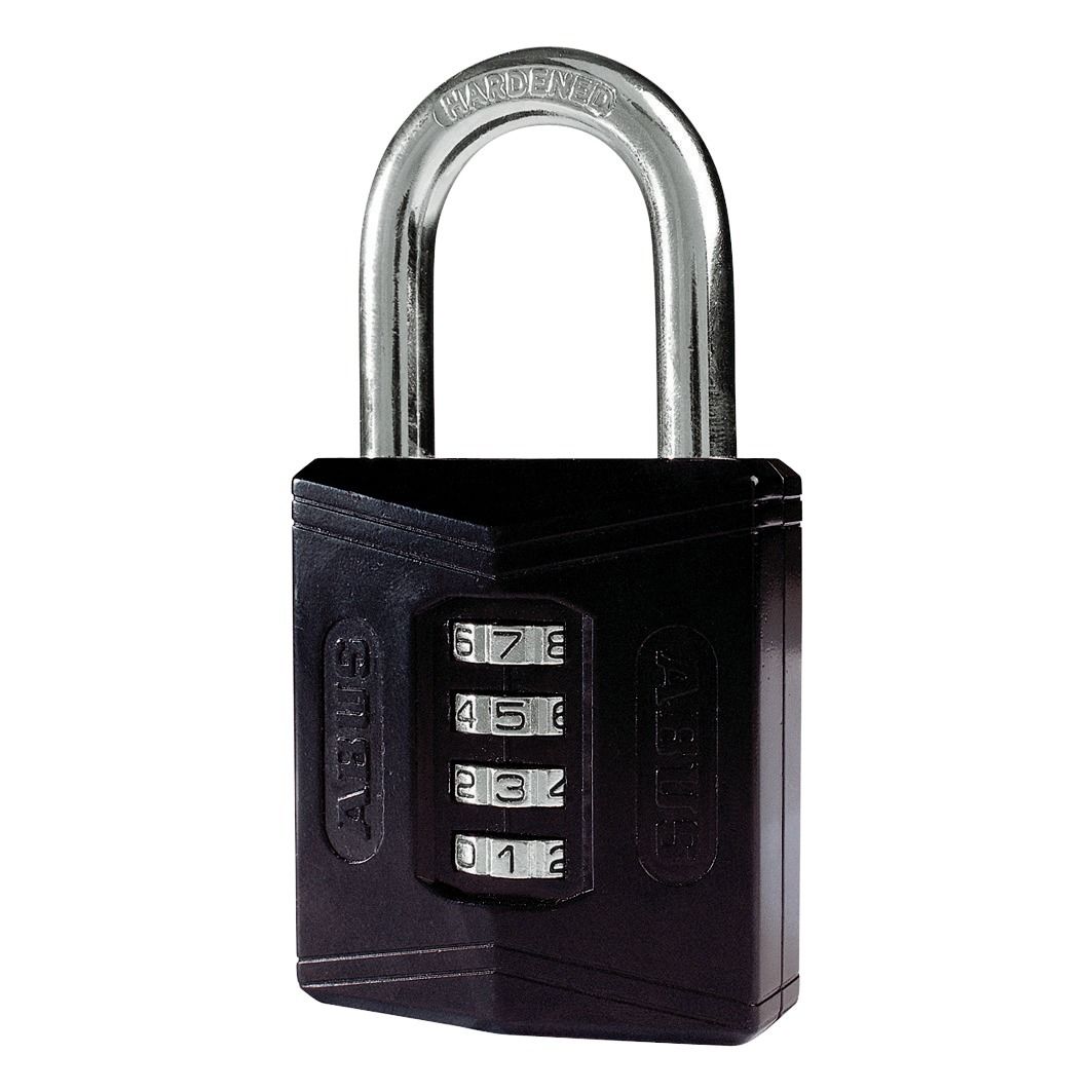 Cadenas à combinaison noir 4 chiffres - ABUS - 158/50 B/DFNLI