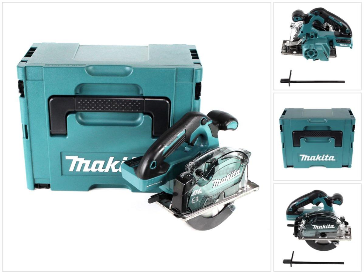 Scie circulaire à métaux 18 v li-ion ø 150 mm makita - sans batterie, ni chargeur - dcs553zj