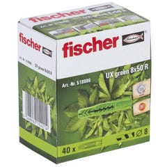 Fischer UX GREEN 8 x 50 R Cheville universelle 50 mm 8 mm 518886 40 pc(s) 5