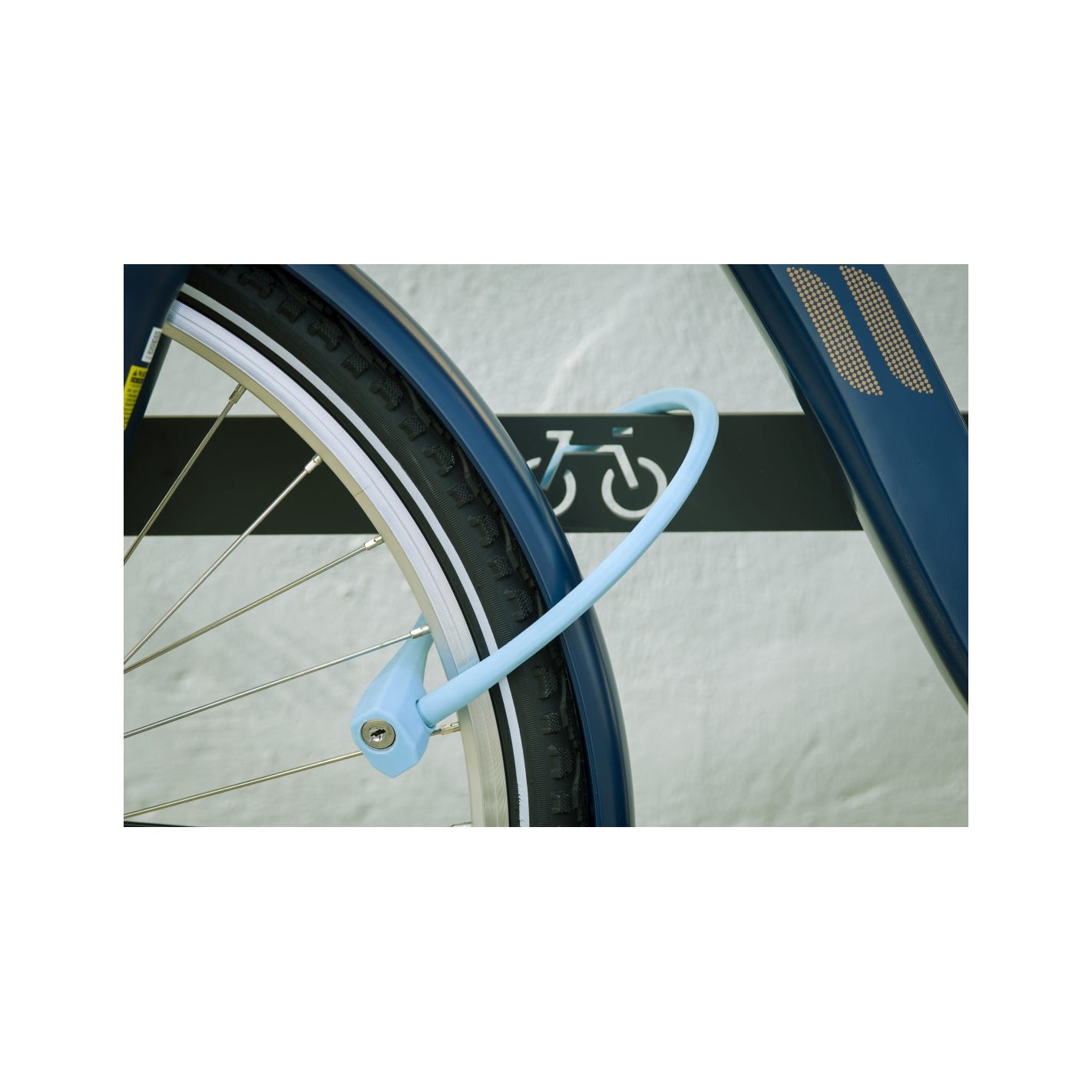 THIRARD - Antivol à clé Softy, câble acier, vélo, 10mmx0.6m, 2 clés 1
