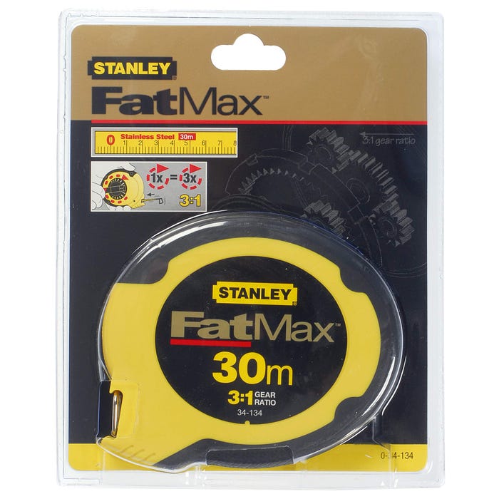 Mesure Longue 30 X 10 Mm Ruban Inox Fatmax - 0-34-134 - Stanley 4