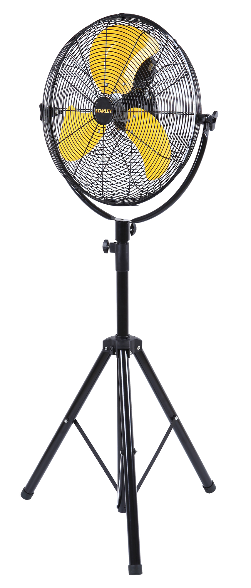 Ventilateur Brasseur d'air sur pied noir STANLEY - 300W - D50cm - 3 vitesses - Hauteur réglable 220cm