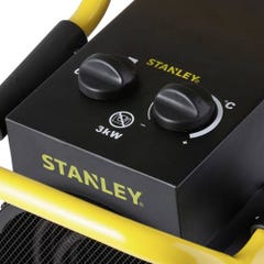 Stanley by Black & Decker ST-303-231-E ST-303-231-E Compact Turbo Radiateur de chantier soufflant 3000 W noir/jaune 2