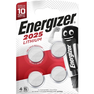 Pile bouton CR 2025 lithium Energizer 163 mAh 3 V 4 pc(s) 3