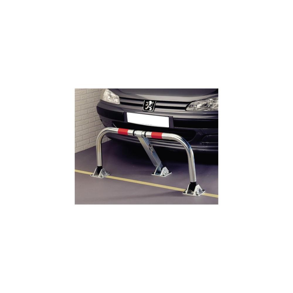 Mottez barrière de parking rabattable indéformable B304C