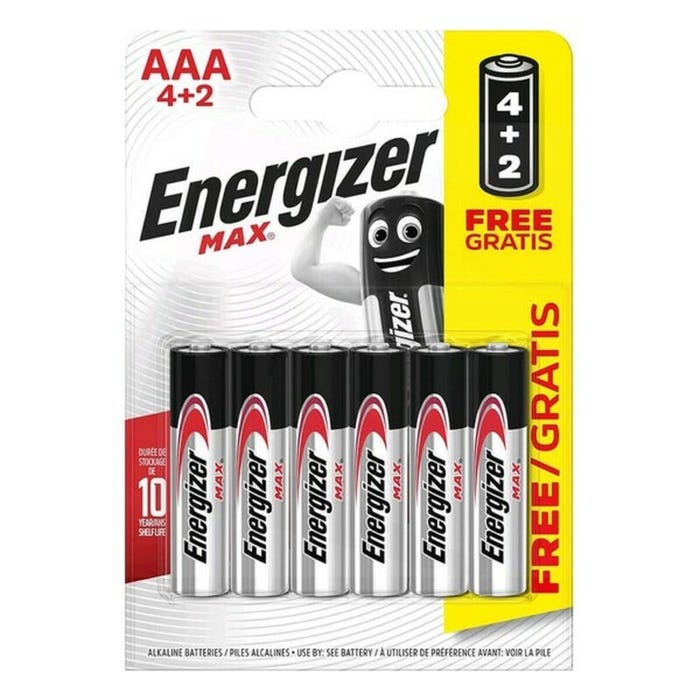 Batteries Max Power Energizer LR03 AAA (6 uds) 0