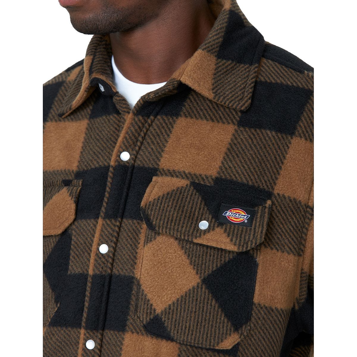 Chemise à carreaux Portland Kaki - Dickies - Taille XL 4