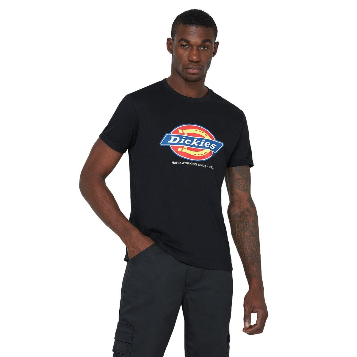 T-shirt de travail Denison noir - Dickies - Taille L 0