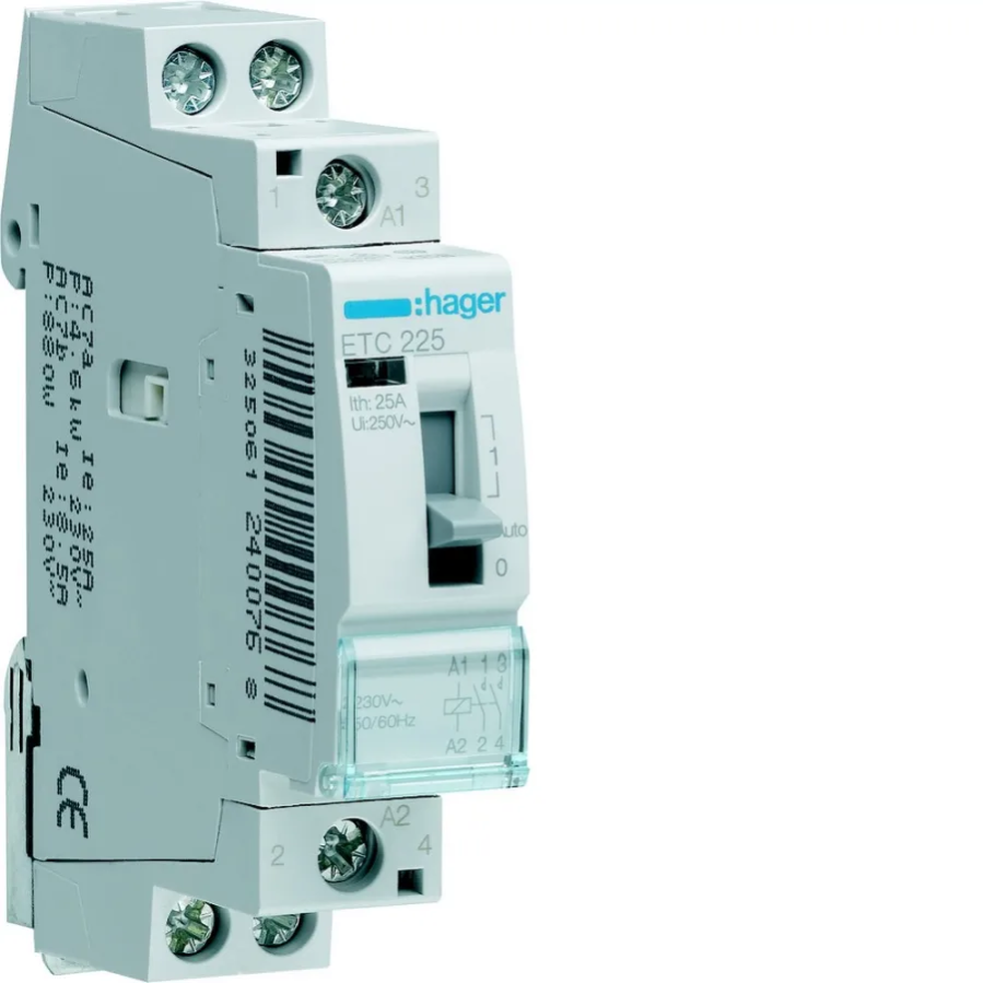 Contact J-N 25A, 2F, 230V - ETC225