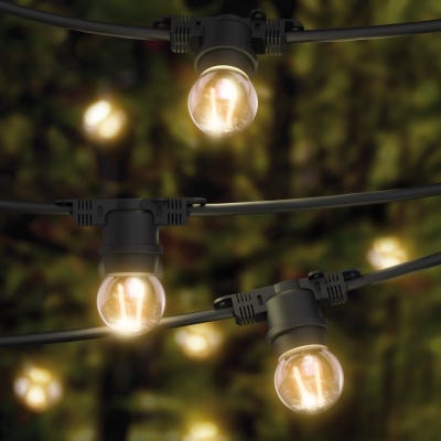 Xanlite - Lot de 5 Ampoules LED "Vintage", Culot E27, Blanc Chaud, Spécial Extérieur (IP45) - PACK5RFDV400PA 2