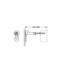 2 Equerres murale 130 230 mm Grohe 1