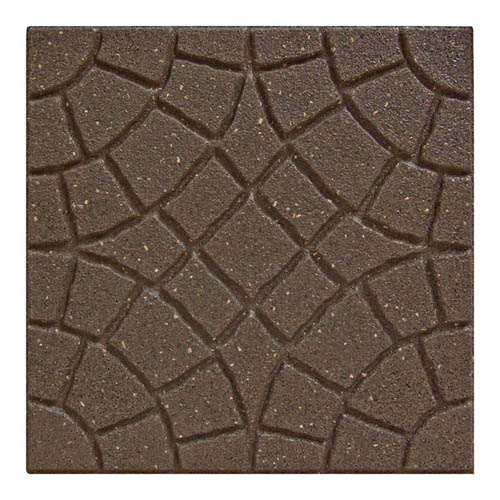 Dalle de terrasse marron 45x45cm