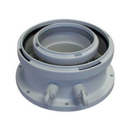Adaptateur vertical avec prise de mesure 60/100 mm - ELM LEBLANC - 7738112636