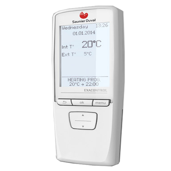 Thermostat d’Ambiance Sans Fil Modulant Programmable Exacontrol E7R B-B 1