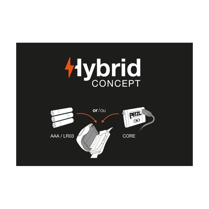 Batterie rechargeable PETZL compatible avec lampes frontales HYBRID - E99ACA 3
