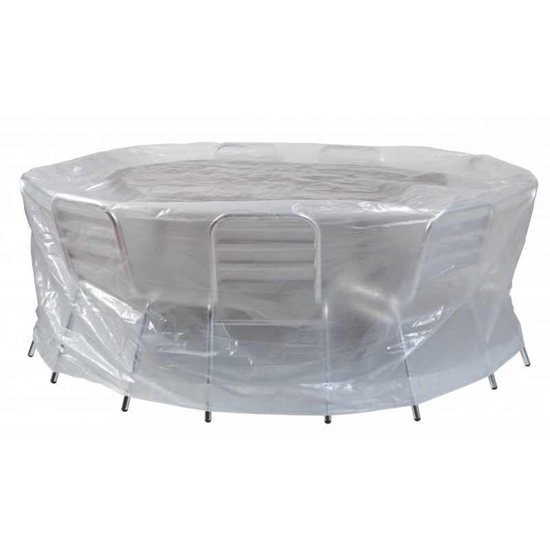 Housse pour table ronde et chaises 200xH80cm