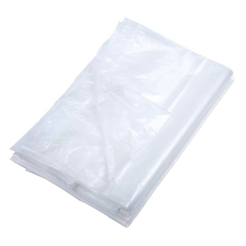 Bâche "Ecoplatinium" translucide 5x10 m