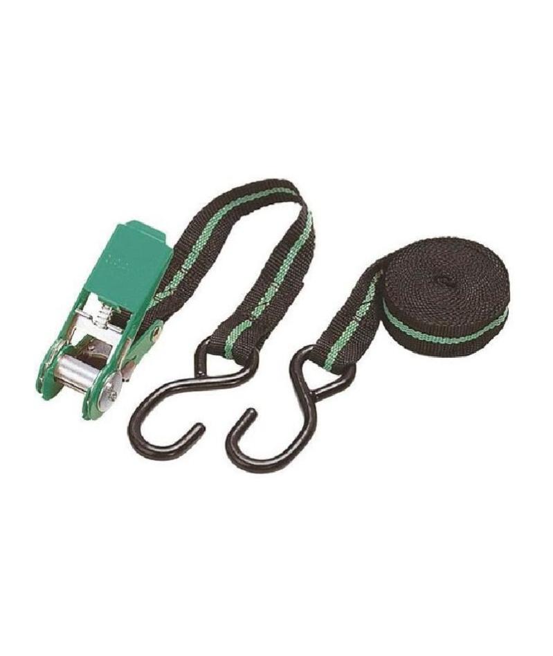 WOLFCRAFT - 1 Sangle a cliquet 2 crochets 4m - résistance : 180kg
