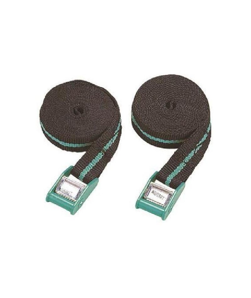 WOLFCRAFT - 2 Sangles avec came a griffe 4 m - 120 kg