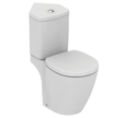 Ideal Standard - Pack WC d'angle avec abattant prêt à poser en porcelaine - CONNECT SPACE Ideal standard