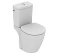 Ideal Standard - Pack WC cuvette sortie horizontale avec Abattant frein de chute Blanc - CONNECT SPACE