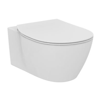 Lunette WC Ideal Standard - Abattant frein de chute Kheops blanc