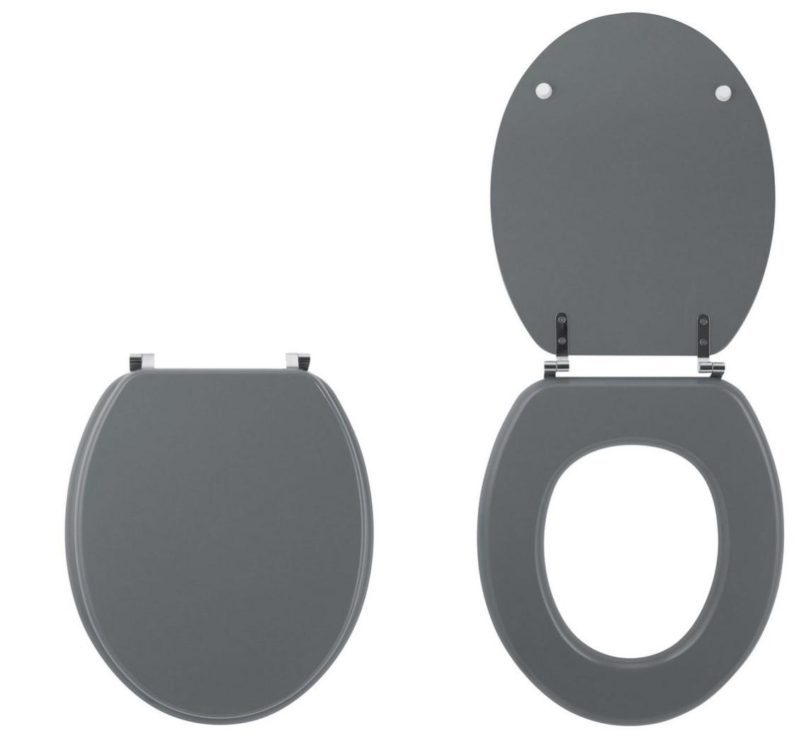 Abattant COLORS Gris Clair Mat - Couleur Gris Clair Mat