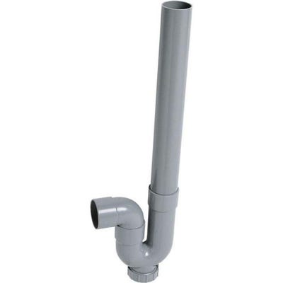 WIRQUIN Siphon simple crosse SP5001 - PVC - Machine a laver - Sortie horizontale - a coller