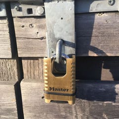 MASTER LOCK Cadenas en Laiton Massif Haute Securite [Anse Protegee][a Combinaison] M1177EURD 3